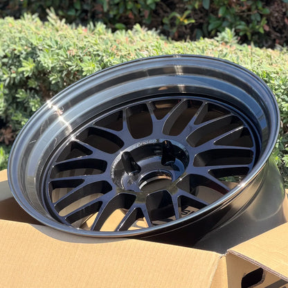 Volk Racing 21A Spec-PW 18x10.5 +15 5x114.3 Pressed Double Black (SET)