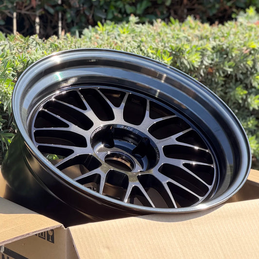 Volk Racing 21A Spec-PW 18x10.5 +15 5x114.3 Pressed Double Black (SET)