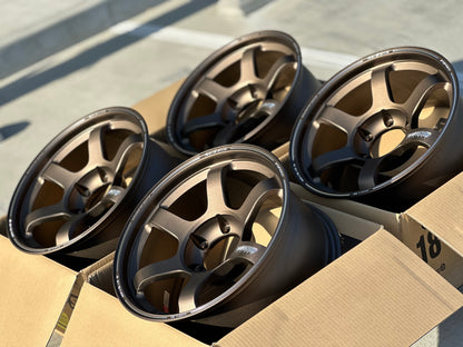 Volk Racing TE37 Large PCD Progressive Model II 18x9 +0 6x139.7 Bronze (SET)