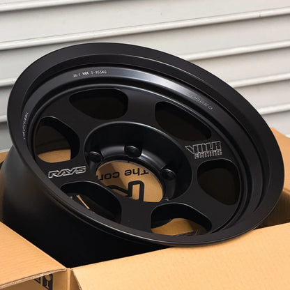 Volk Racing TE37XT Black Shadow LTD 16x8 +0 6x139.7 Matte Translucent Black (SET)