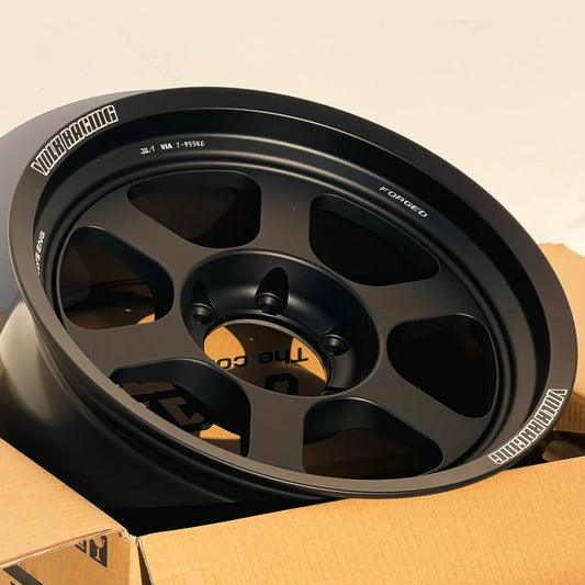 Volk Racing TE37XT M-Spec 18x9 +15 6x139.7 Blast Black (SET)