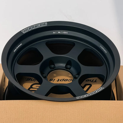 Volk Racing TE37XT M-Spec 18x9 +0 6x139.7 Blast Black (SET)