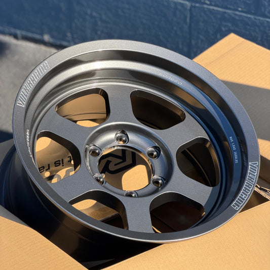 Volk Racing TE37XT M-Spec 17x8.5 -3 6x135 Dark Gunmetal (SET)