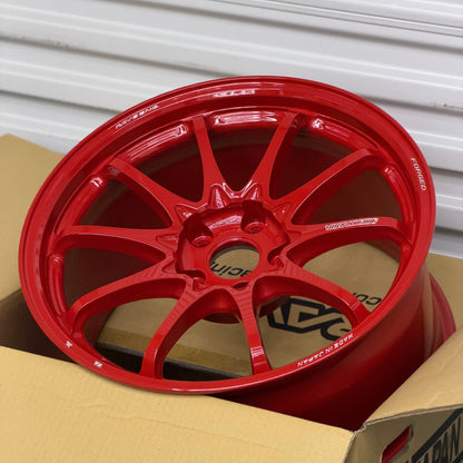 Volk Racing CE28N-Plus 18x9.5 +38 5x114.3 Red (SET)