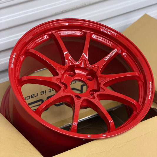 Volk Racing CE28N-Plus 18x9.5 +38 5x114.3 Red (SET)