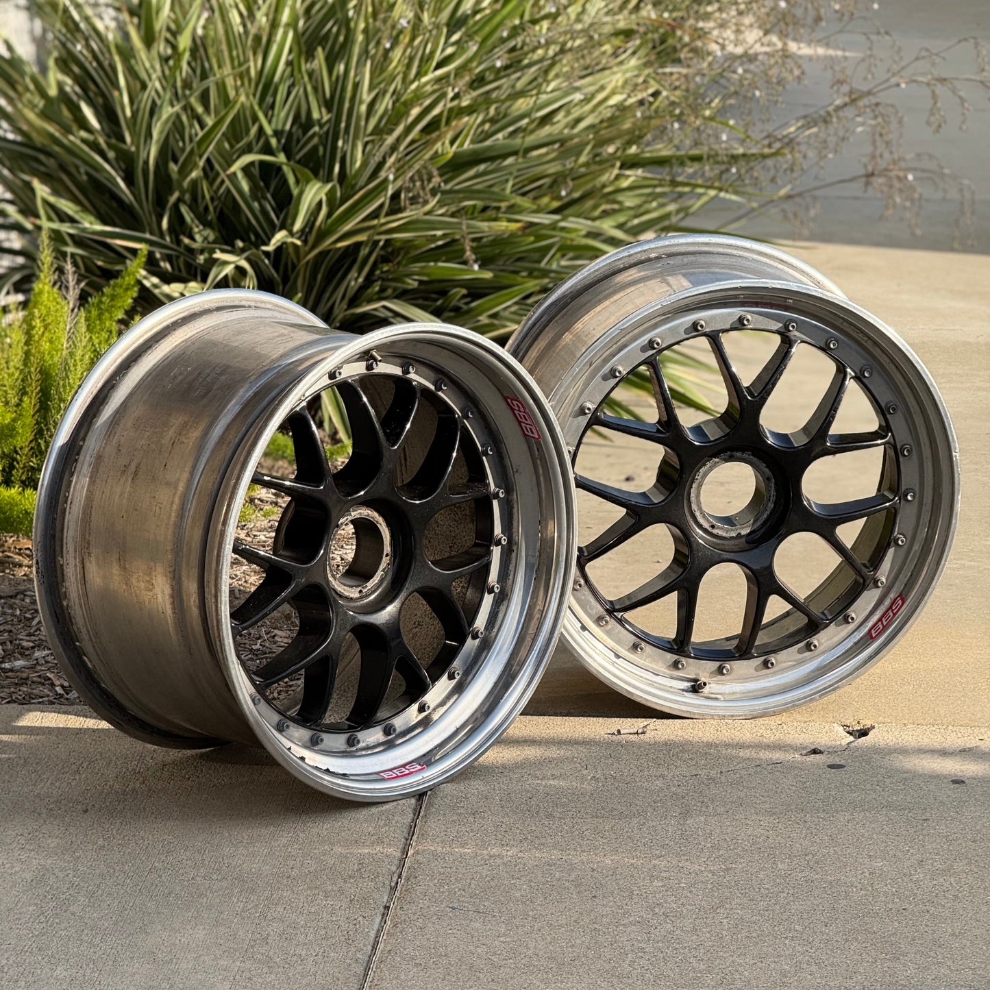BBS E01 18x9 +40, 18x11 +28 CL Black (PRE-OWNED)