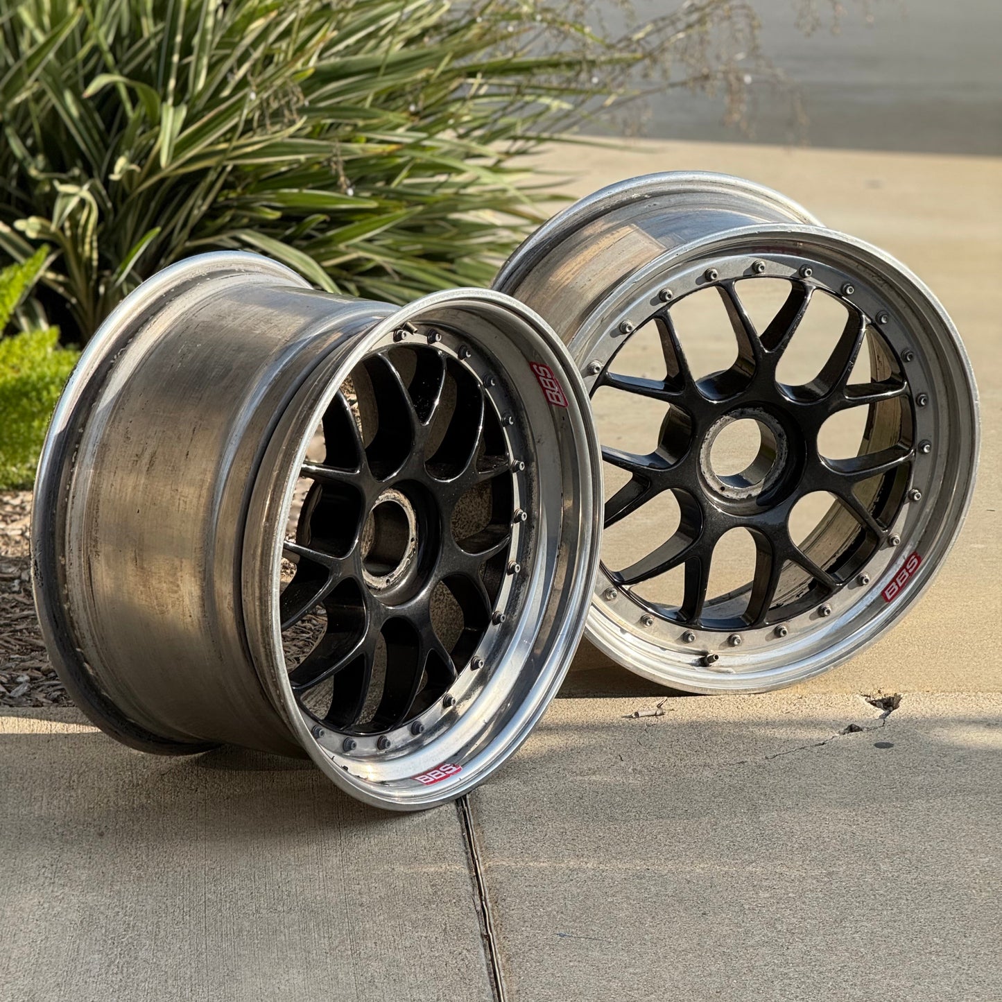 BBS E01 18x9 +40, 18x11 +28 CL Black (PRE-OWNED)