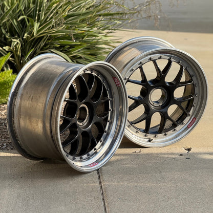 BBS E01 18x9 +40, 18x11 +28 CL Black (PRE-OWNED)