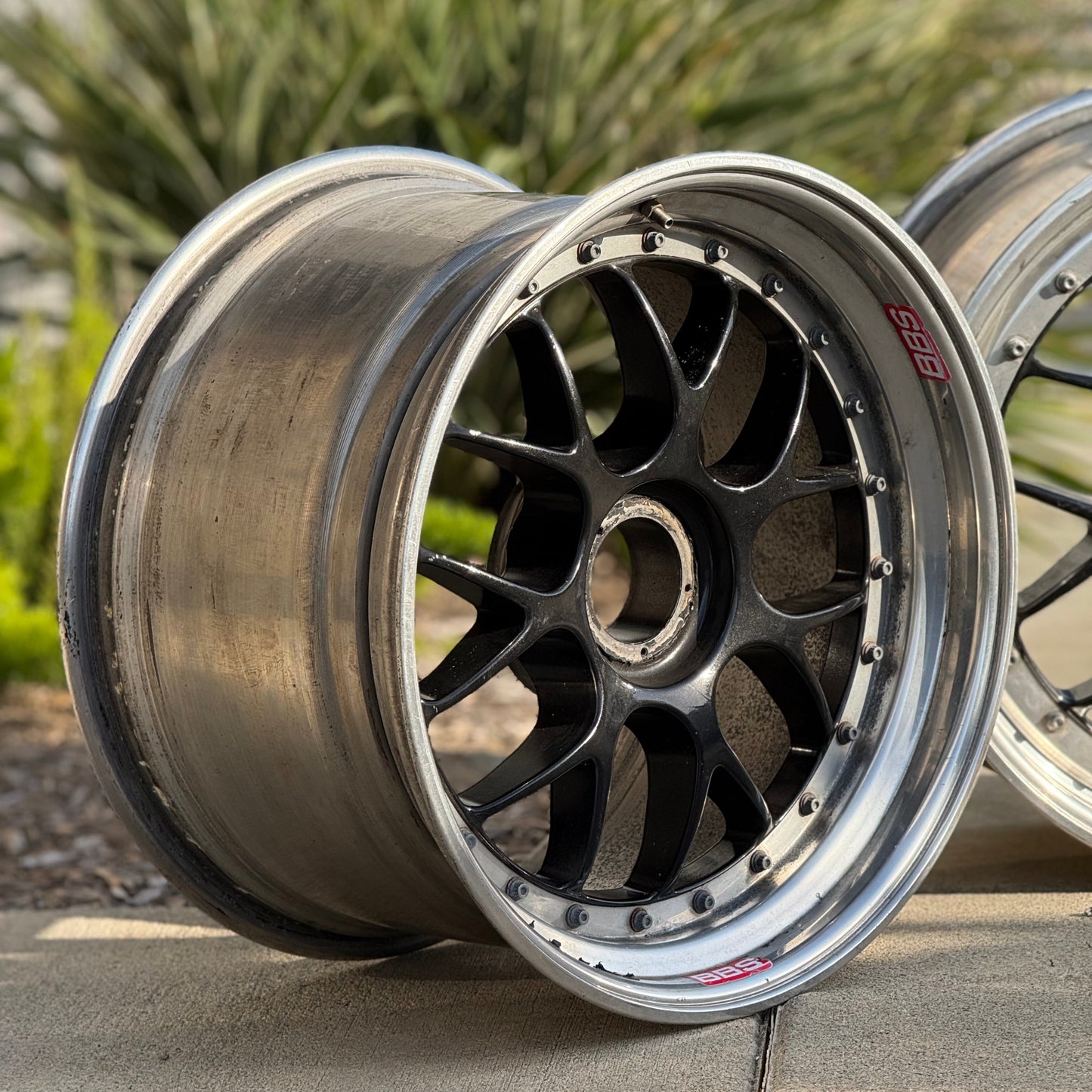 BBS E01 18x9 +40, 18x11 +28 CL Black (PRE-OWNED)