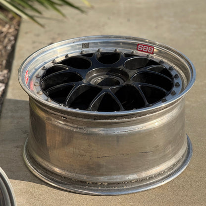BBS E01 18x9 +40, 18x11 +28 CL Black (PRE-OWNED)