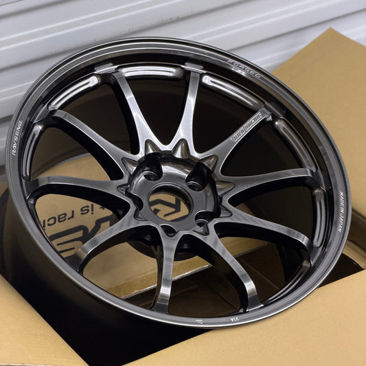 Volk Racing CE28N-Plus 18x9.5 +22 5x114.3 Shining Black Metal (SET)