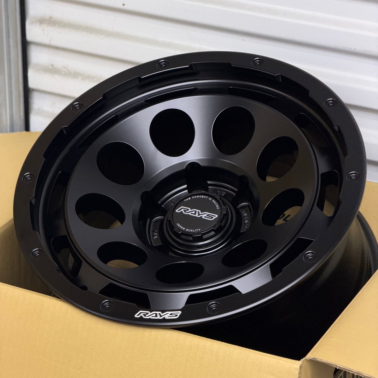 Rays Offroad D9 17x8.5 -20 6x139 Matte Black (SET)