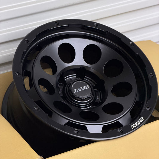 Rays Offroad D9 17x8.5 -20 6x139 Matte Black (SET)