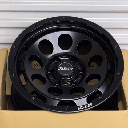 Rays Offroad D9 17x8.5 +0 6x135 Matte Black (SET)