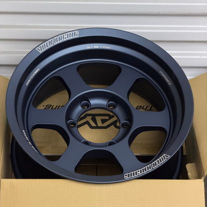 Volk Racing TE37XT M-Spec 17x8.5 -10 6x139.7 Matte Blue Gunmetal (SET)