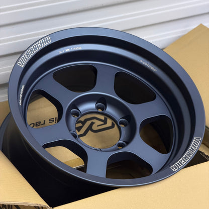 Volk Racing TE37XT M-Spec 17x8.5 -10 6x139.7 Matte Blue Gunmetal (SET)