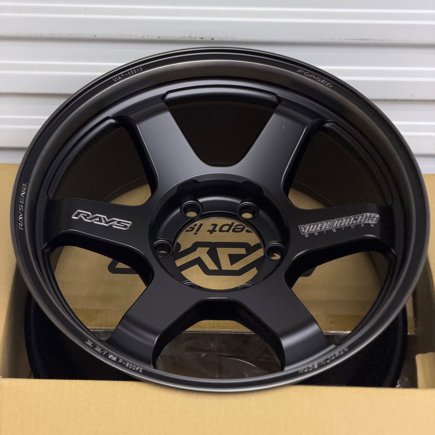 Volk Racing TE37 Ultra Large PCD M-Spec Black Shadow LTD 18x9 +15 6x139.7 Matte Translucent Black (SET)