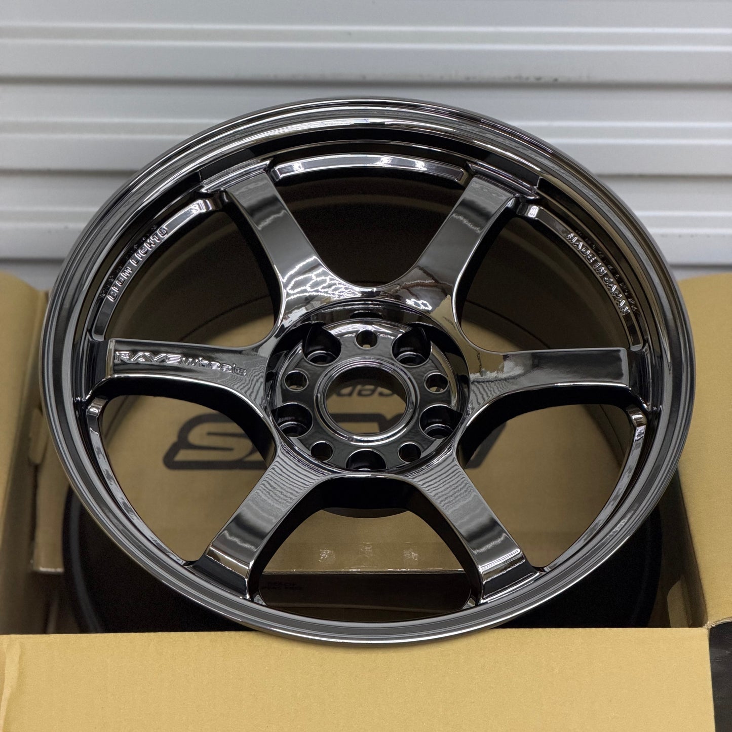 Gram Lights 57DR Limited 17x9 +22 5x114.3 Rays Black Metal Coat (SET)