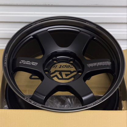 Volk Racing TE37 Ultra Large PCD M-Spec Black Shadow LTD 18x8 +20 6x139.7 Matte Translucent Black (SET)