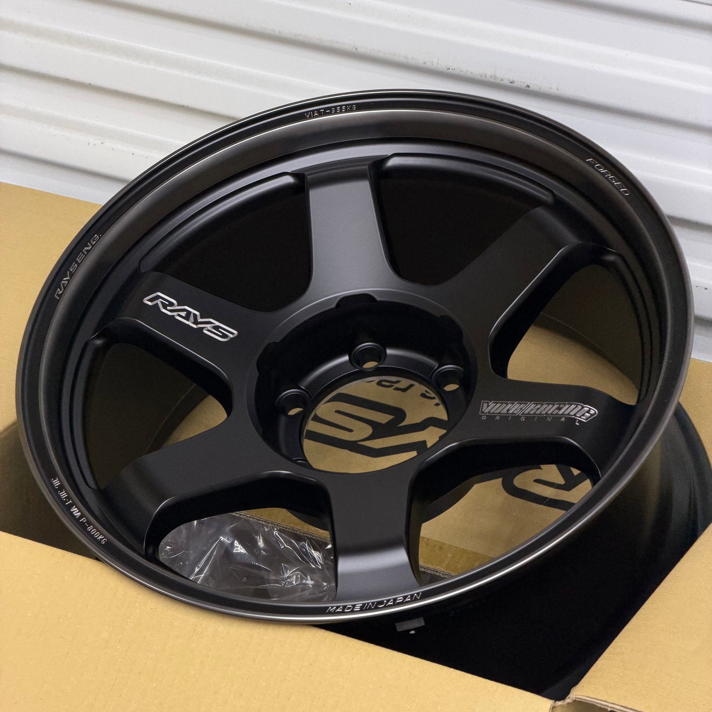 Volk Racing TE37 Ultra Large PCD M-Spec Black Shadow LTD 18x9 +0 6x139.7 Matte Translucent Black (SET)
