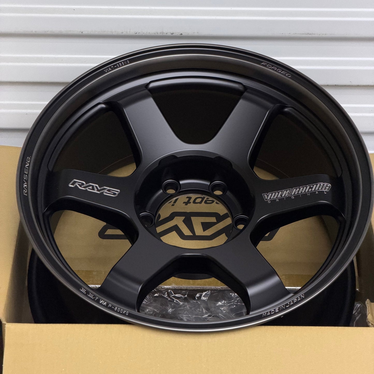 Volk Racing TE37 Ultra Large PCD M-Spec Black Shadow LTD 18x9 +0 6x139.7 Matte Translucent Black (SET)