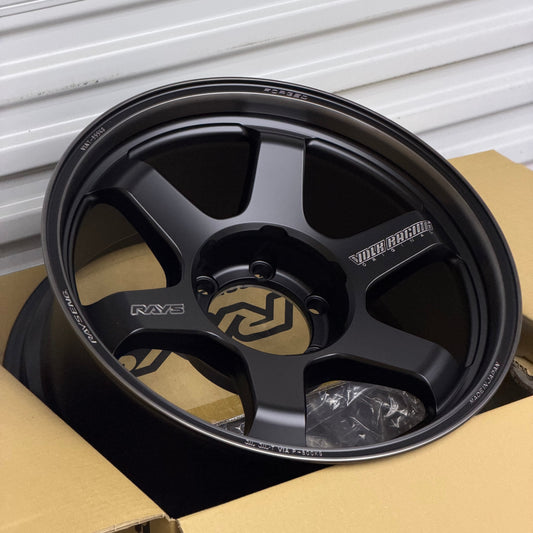 Volk Racing TE37 Ultra Large PCD M-Spec Black Shadow LTD 18x9 +0 6x139.7 Matte Translucent Black (SET)