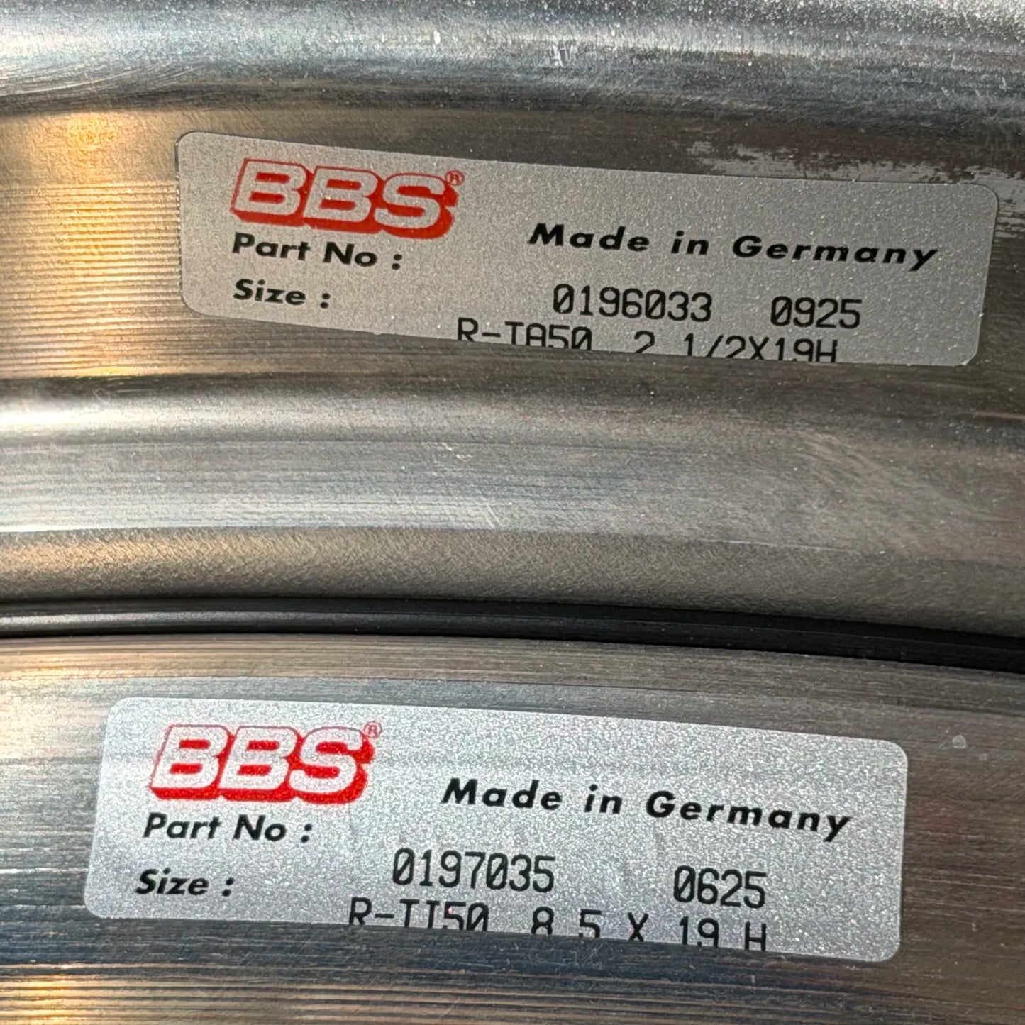 BBS E88 19x10 +6.5, 19x11 +6.5 5x112 Silver (SET)