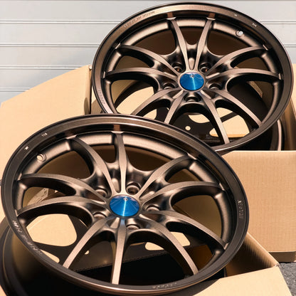 Mugen MF10 17x7.5 +52, 17x8.5 +59 5x114.3 Bronze (SET)