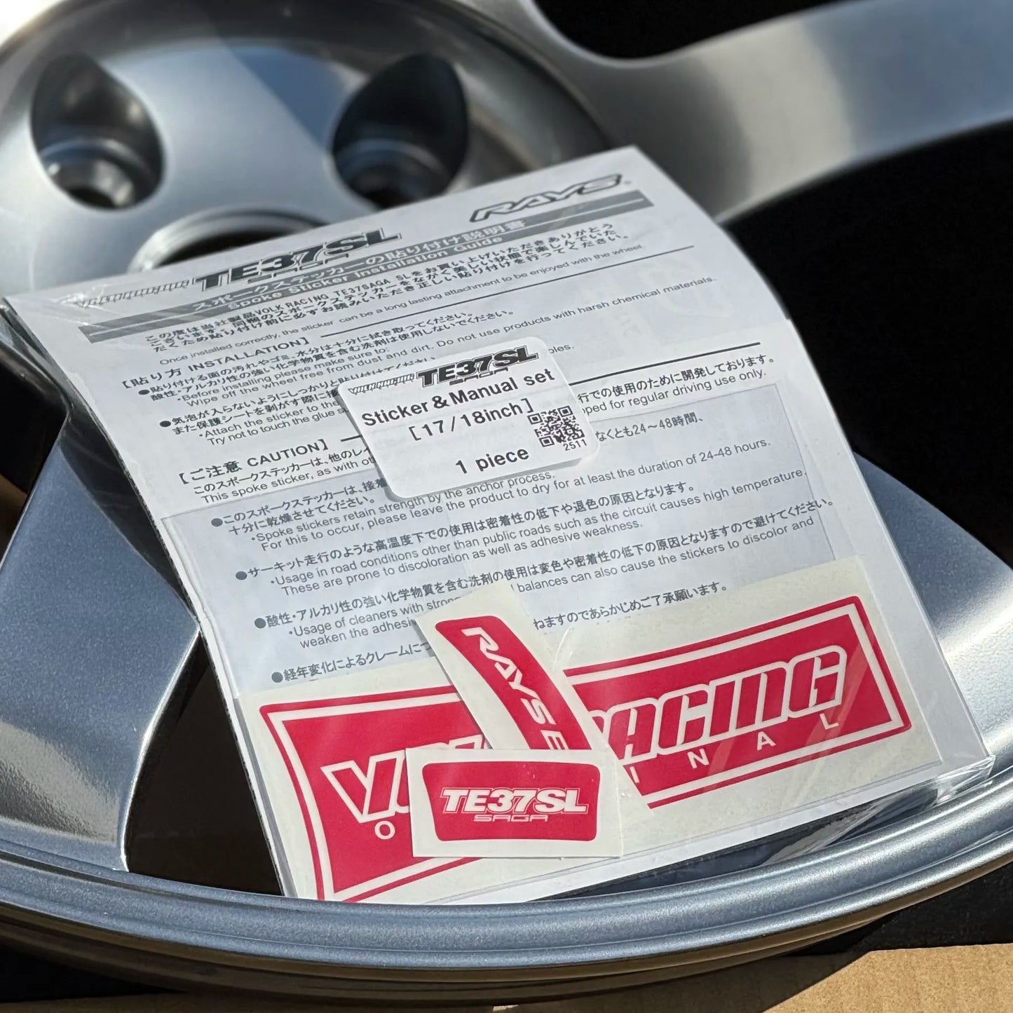 Volk Racing TE37 Saga SL 18x10 +40 5x120 Shining Light Metal (SET)