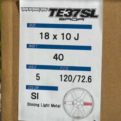 Volk Racing TE37 Saga SL 18x10 +40 5x120 Shining Light Metal (SET)