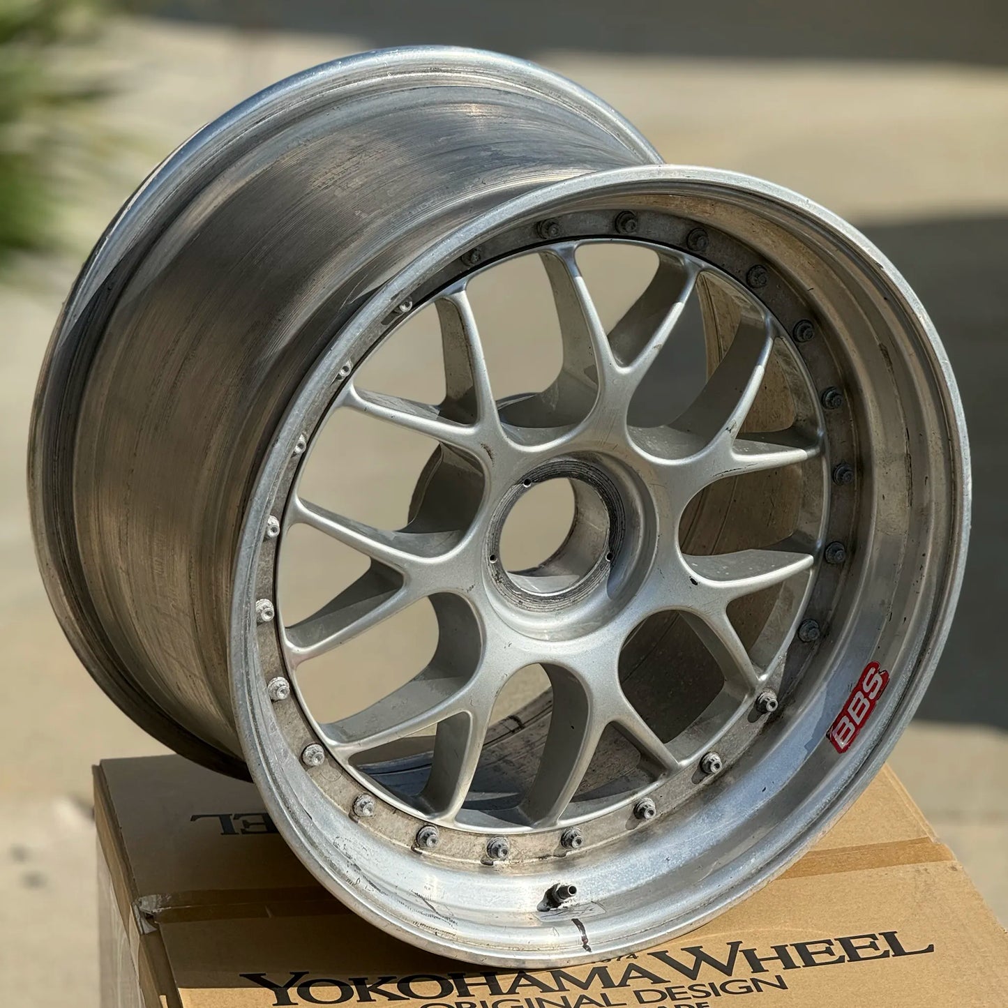BBS E01 18x9 +40, 18x11 +28 CL Silver (PRE-OWNED)