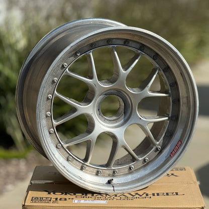 BBS E01 18x9 +40, 18x11 +28 CL Silver (PRE-OWNED)