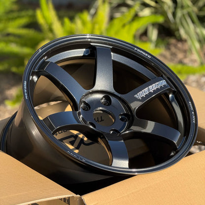 Volk Racing TE37 Saga S-Plus 18x10 +40 5x120 Diamond Dark Gunmetal (SET)