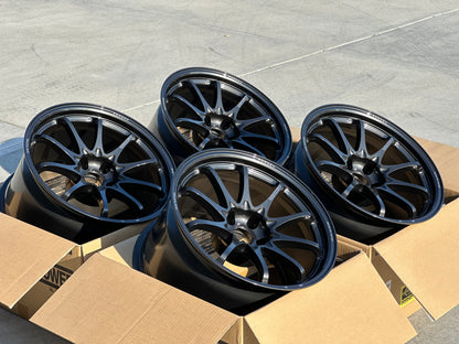 Volk Racing CE28N-Plus 18x10.5 +15 5x114.3 Diamond Dark Gunmetal (SET)