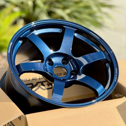 Volk Racing TE37 Saga SL 18x10 +40 5x120 Mag Blue (SET)