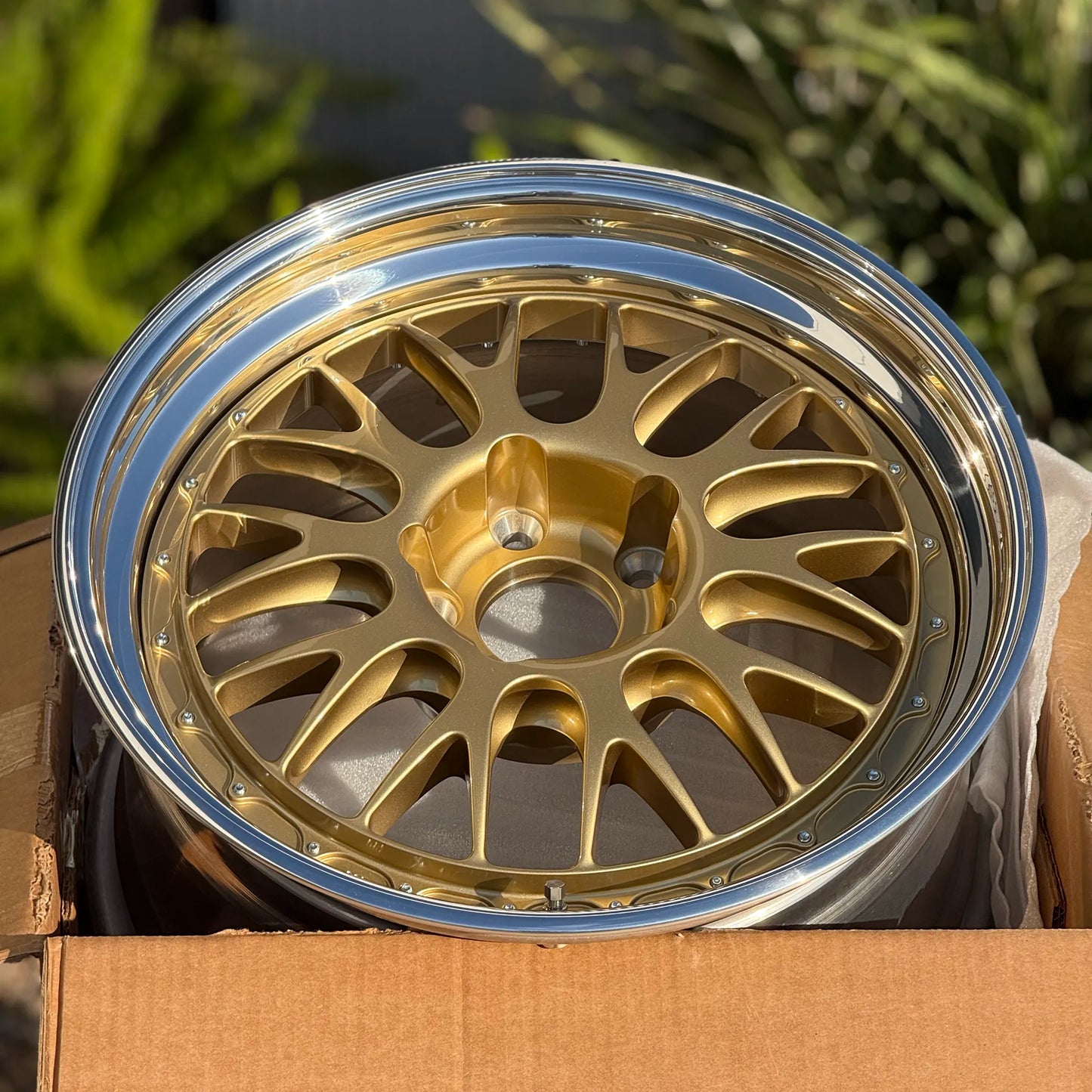 BBS E88 18x10 +36 5x120 Gold (SET)