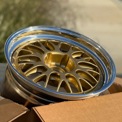 BBS E88 18x10 +36 5x120 Gold (SET)