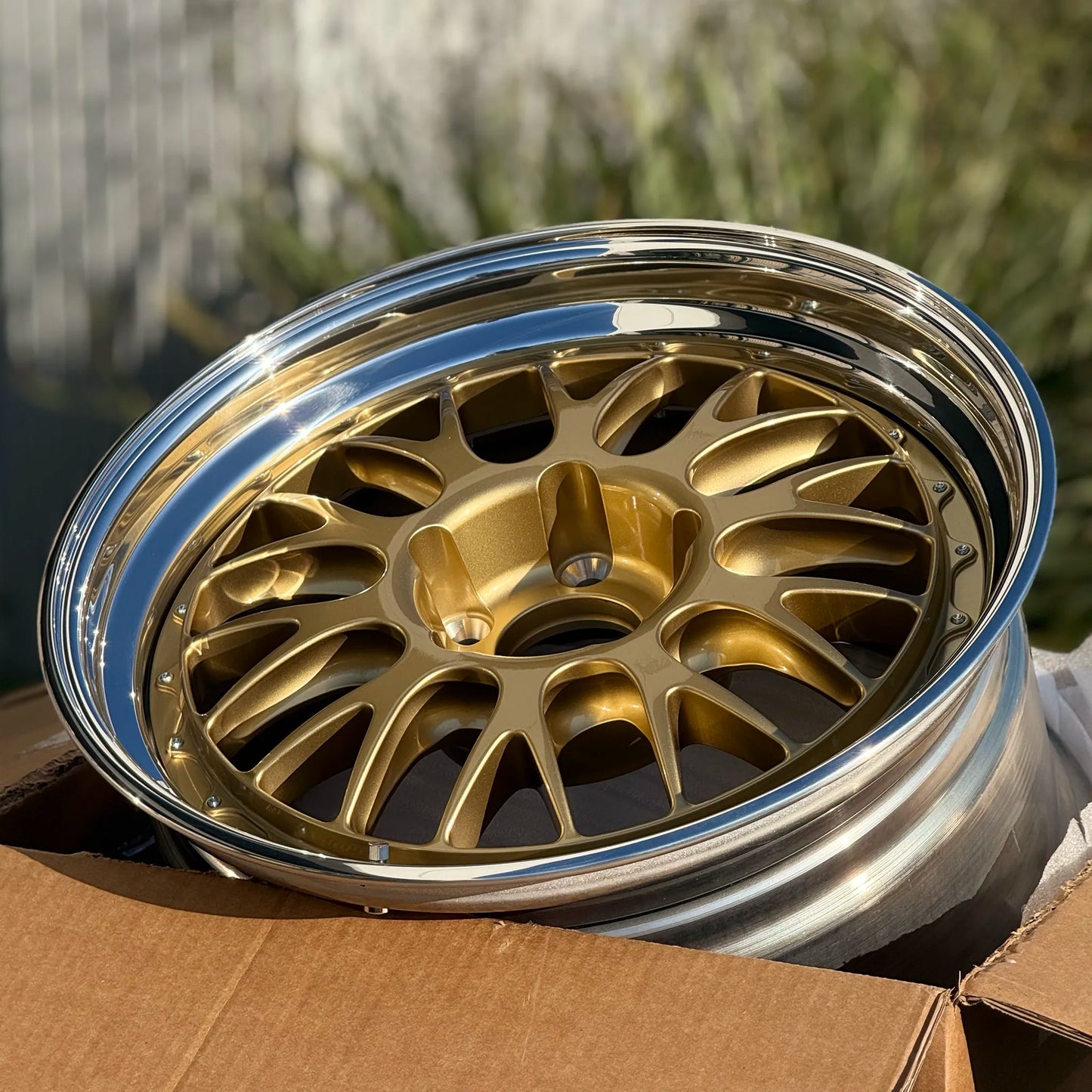 BBS E88 18x10 +36 5x120 Gold (SET)
