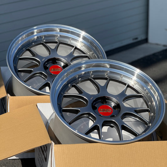 BBS LM-R 20x10 +12, 20x11 +14 5x112 Diamond Black (SET)