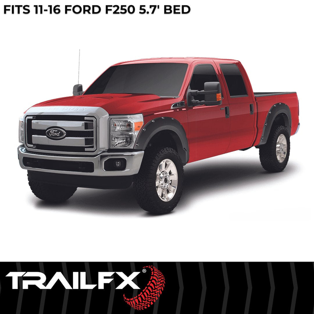 TrailFX Pocket Style Fender Flares for Ford F250 (TFF3005S)