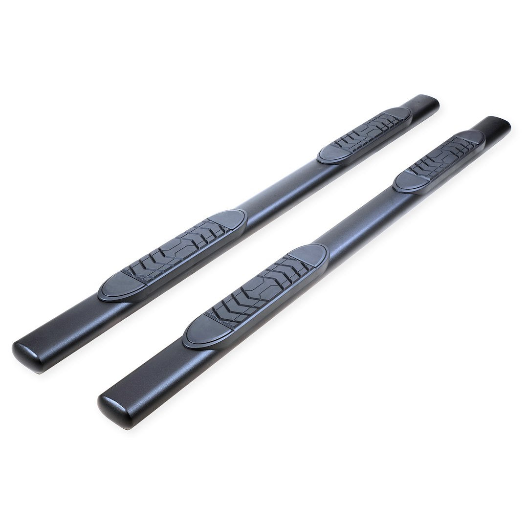 TrailFX 5" Oval Straight Step Bar For Jeep Gladiator- Black (A7099B)
