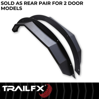 TrailFX Rear Angled Fender Flares For Ford Bronco 2 Door (BR014T)