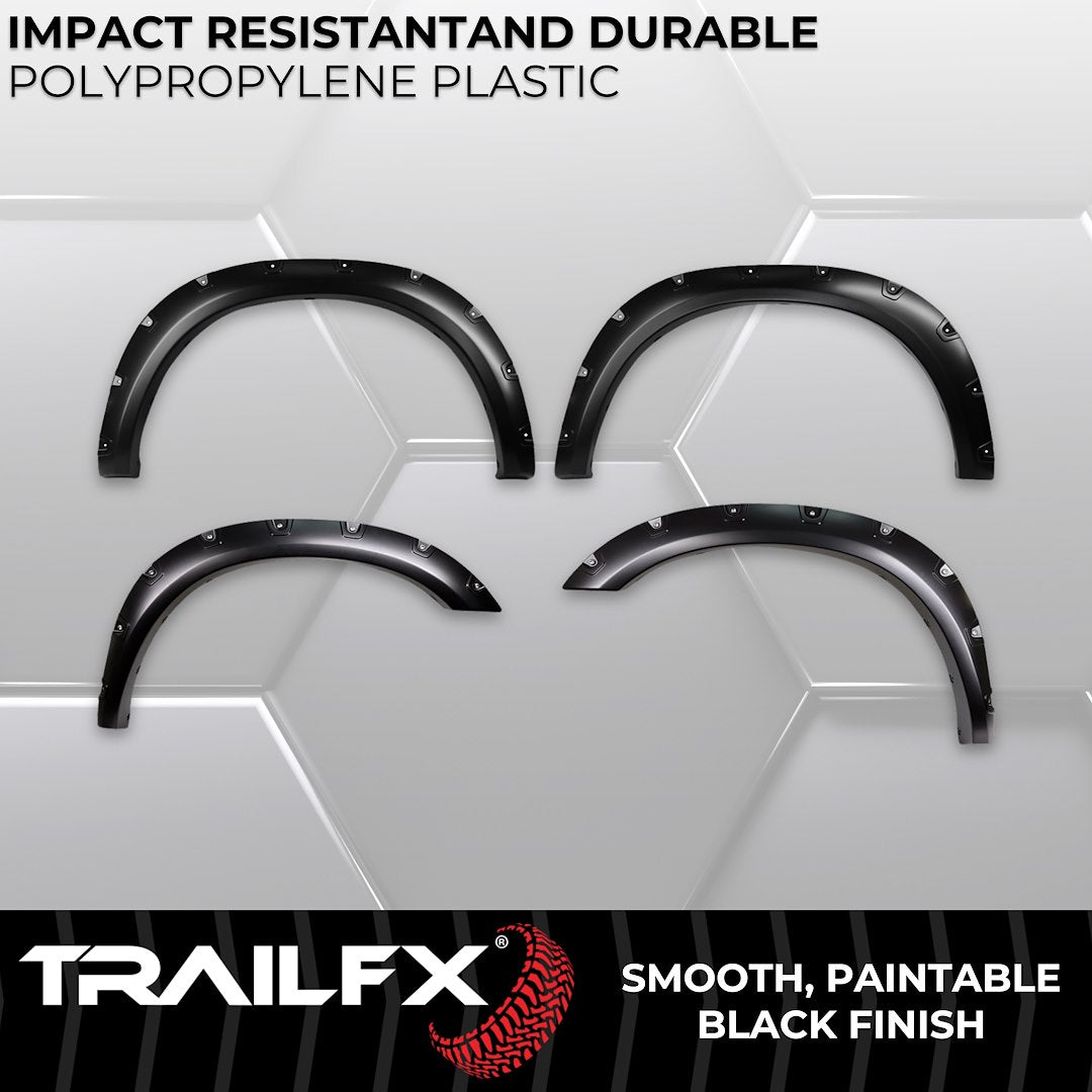 TrailFX Pocket Style Fender Flares for Ram 2500/3500 (TFD3006S)