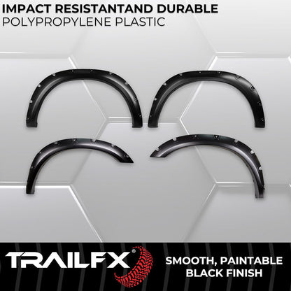 TrailFX Pocket Style Fender Flares for Ram 2500/3500 (TFD3006S)