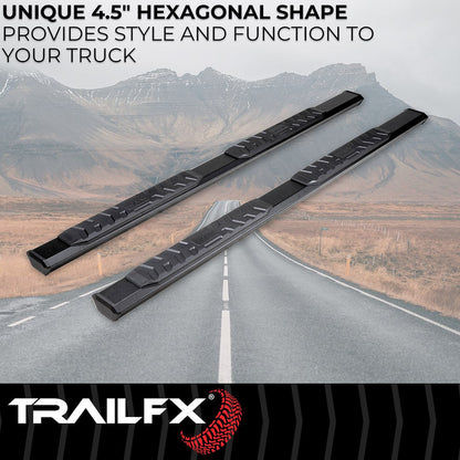 TrailFX A4 Step Bars For Toyota Tundra Double Cab (AL4023B)