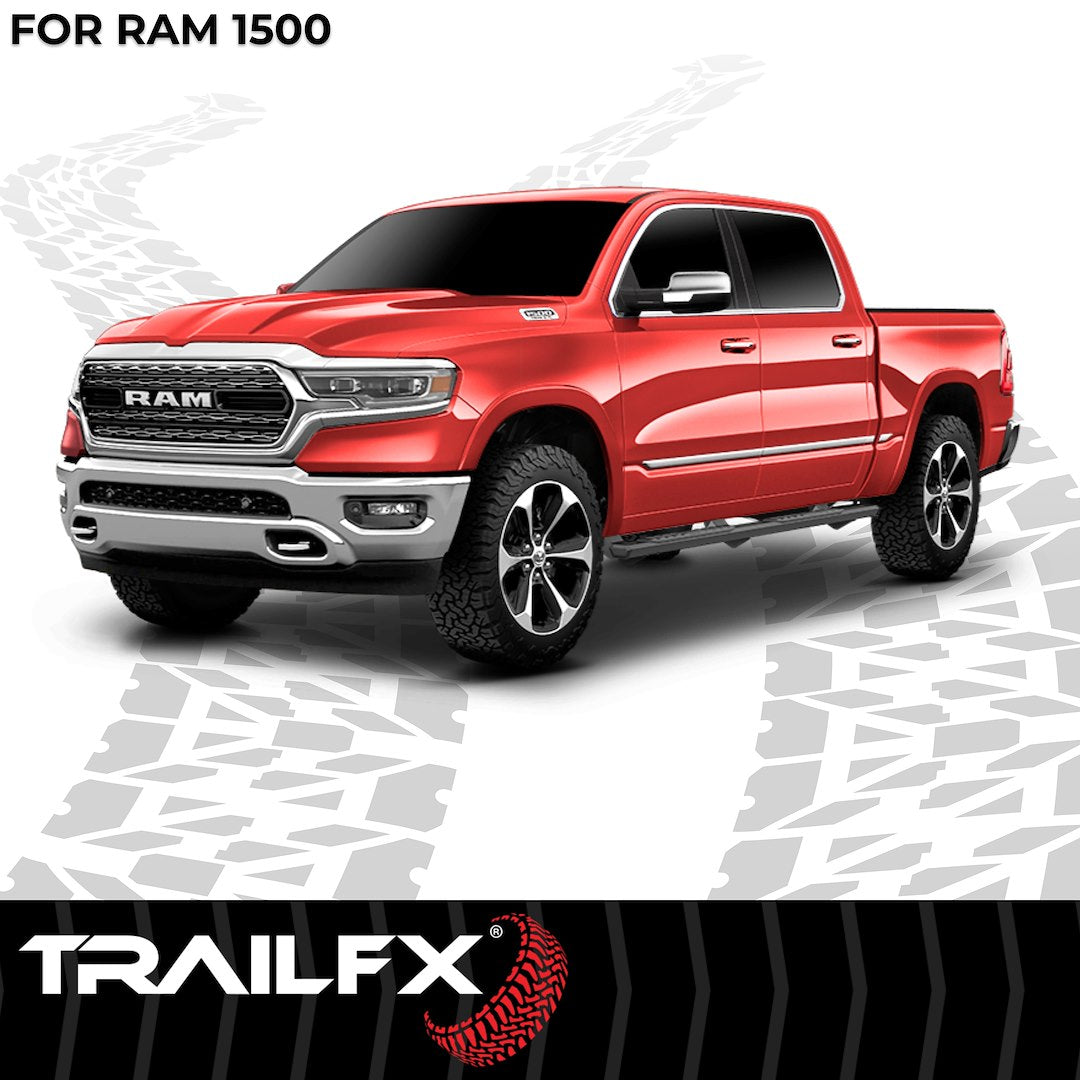 TrailFX A4 Step Bars For RAM 1500 Crew Cab (AL4010B)