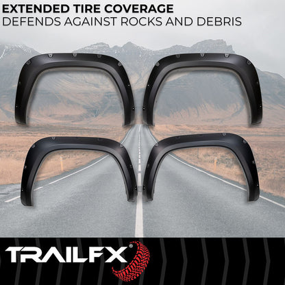TrailFX Pocket Style Fender Flares For Toyota Tundra (TFT3004S)