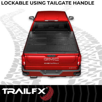 TrailFX Hard Trifold Tonneau Cover For GM Silverado/Sierra 6.5' (TFX1528)