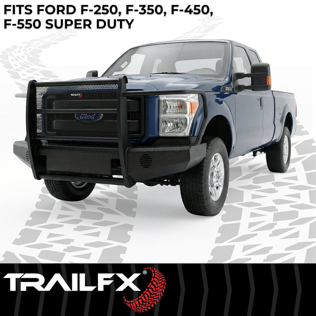 TrailFX Front Full Replacement Bumper for Ford Superduty (FX3001A)