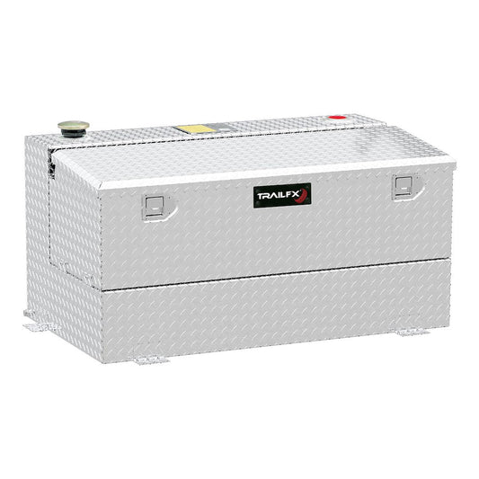 TrailFX 75 Gallon Aluminum Liquid Transfer Combo Tank-Brite (210751)
